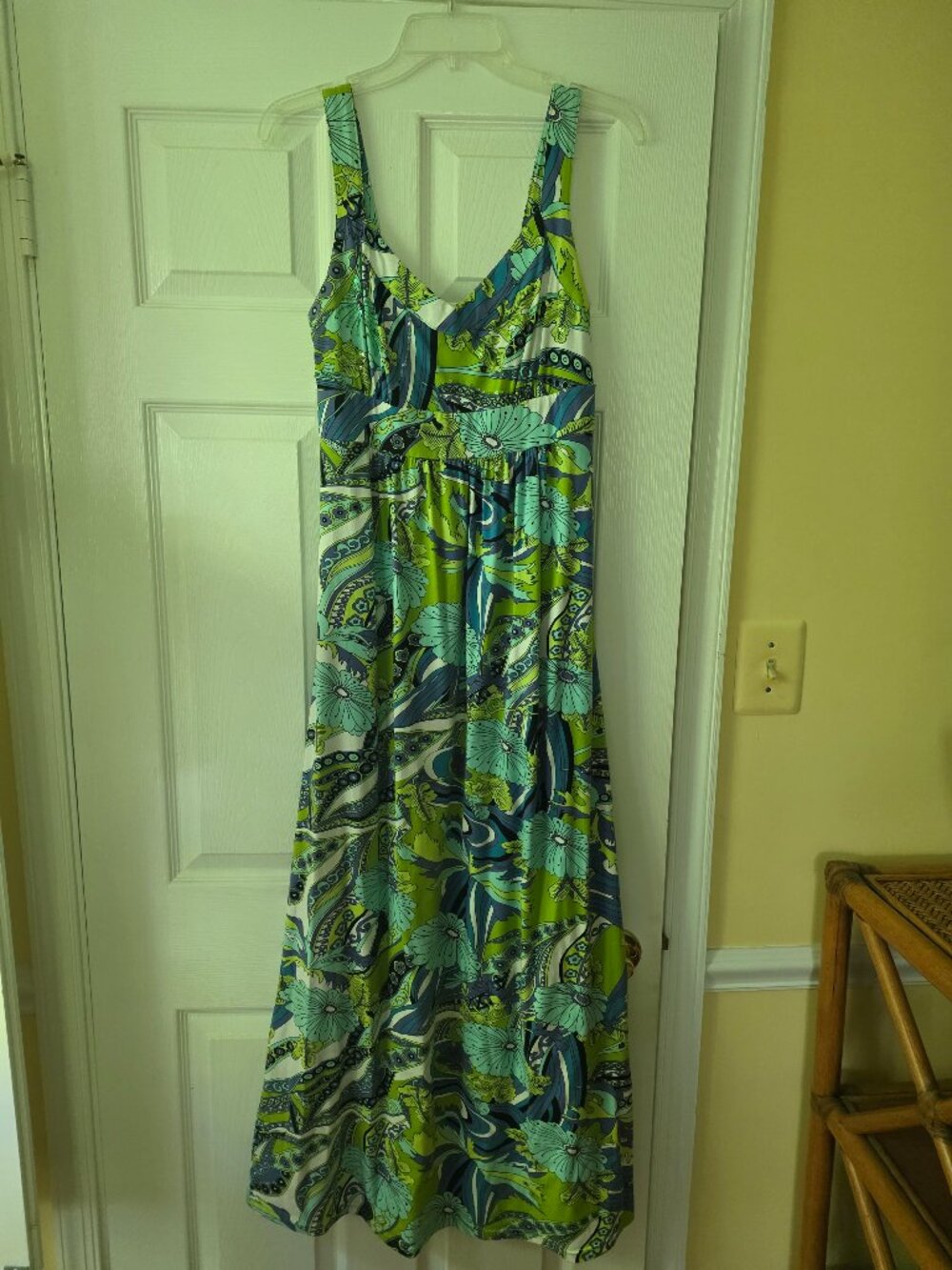 Empire Waist Knit Maxi Dress